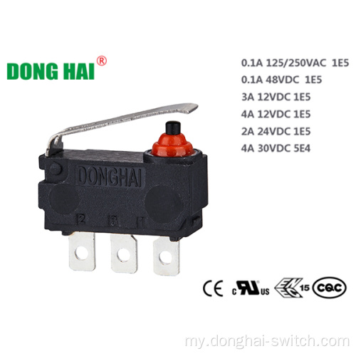 Mini Compact Size Dustproof Backdoor Locking Switch